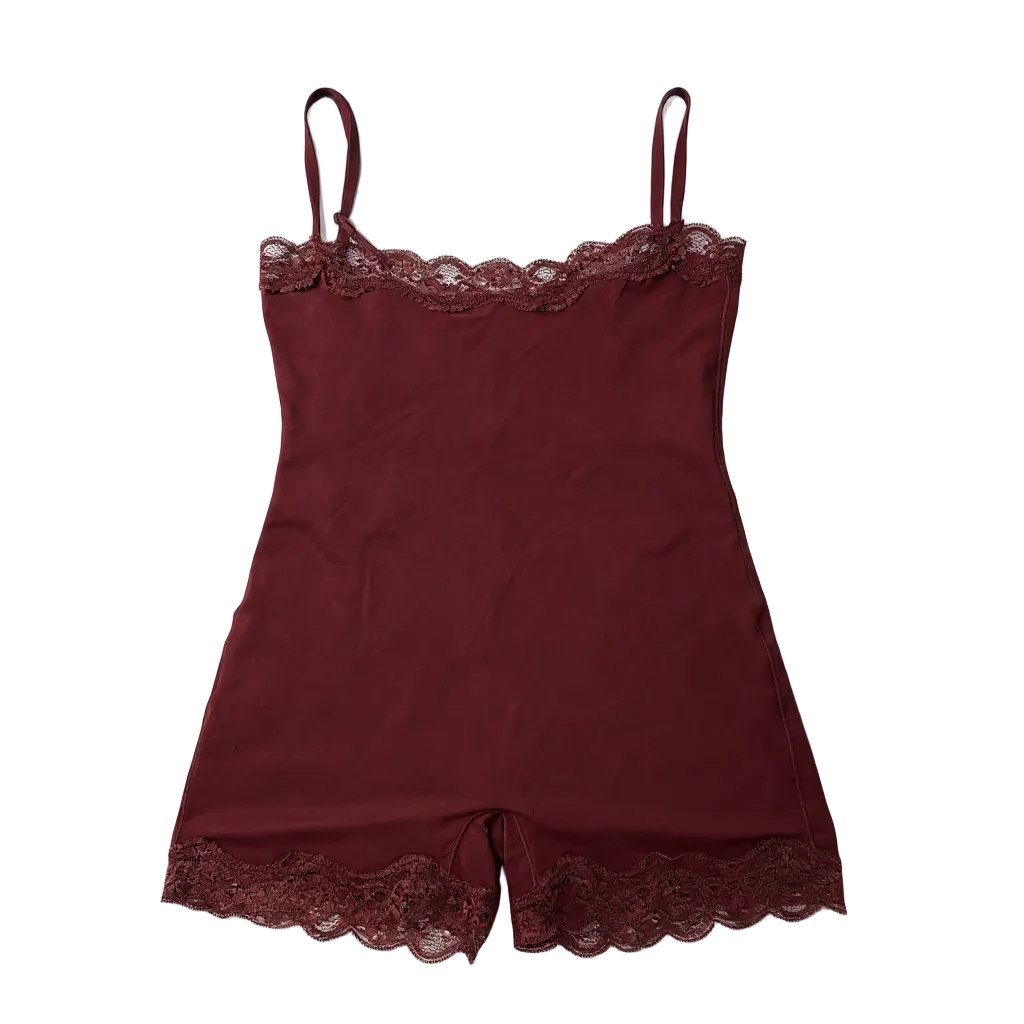 “My Place or Yours?” Lace Romper