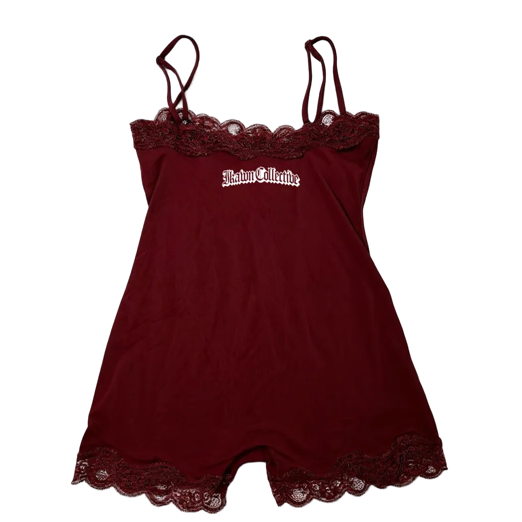 “My Place or Yours?” Lace Romper